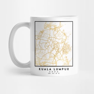 KUALA LUMPUR CITY STREET MAP ART Mug